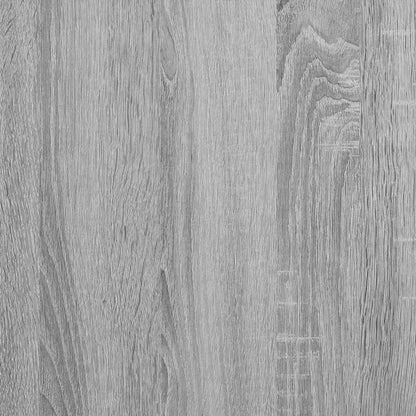 Schreibtisch mit Regal Grau Sonoma 100x45x140 cm Holzwerkstoff