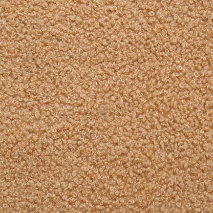 Bürodrehstuhl Beige Gelockter wollähnlicher Stoff