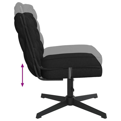 Bürostuhl Drehbar Schwarz Stoff