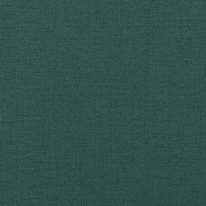 2-teiliges Sofa-Set mit Kissen, dunkelgrüner Stoff