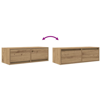 TV-Schränke 2 Stk. Artisan-Eiche 80x31x25,5 cm Holzwerkstoff