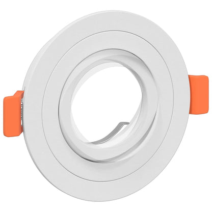 Spotlights mit Scheinwerfern 12 pcs Weiß 9 x 9 x cm Aluminium