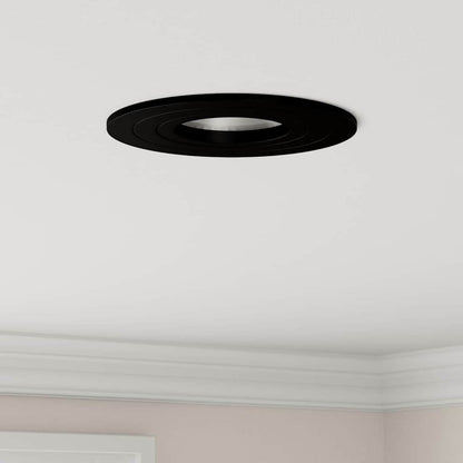 Spotlights 12 pcs Schwarz 9 x 9 x cm Aluminium