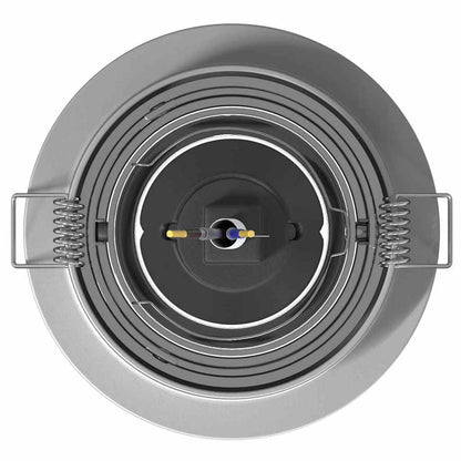 Spotlights mit Scheinwerfern 6 pcs Silber 9 x 9 x cm Aluminium