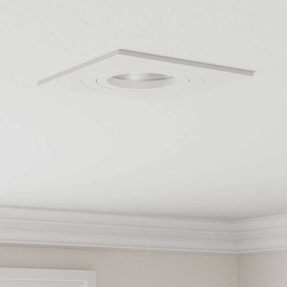Spotlights mit Scheinwerfern 6 pcs Weiß 9 x 9 x cm Aluminium