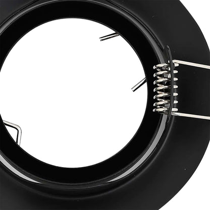 Spotlights mit Scheinwerfern 24 pcs Schwarz 9 x 9 cm Metall