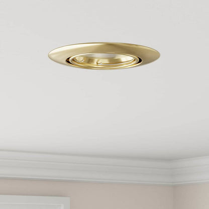 Spotlights mit Scheinwerfern 24 pcs Gold 9 x 9 cm Metall