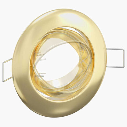 Spotlights mit Scheinwerfern 24 pcs Gold 9 x 9 cm Metall