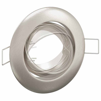 Spotlights mit Scheinwerfern 24 pcs Silber 9 x 9 cm Metall