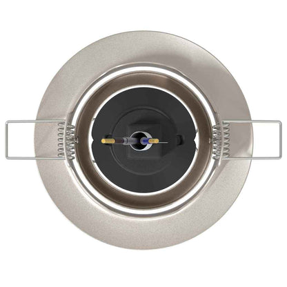 Spotlights mit Scheinwerfern 24 pcs Silber 9 x 9 cm Metall
