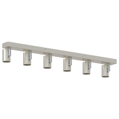 Deckenstrahler Edelstahl gebürstet 73 x 6.5 x 11.5 cm Stahl