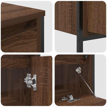 Badezimmermöbel Set 3 pcs Braune Eiche 90 x 34,5 x 60 cm
