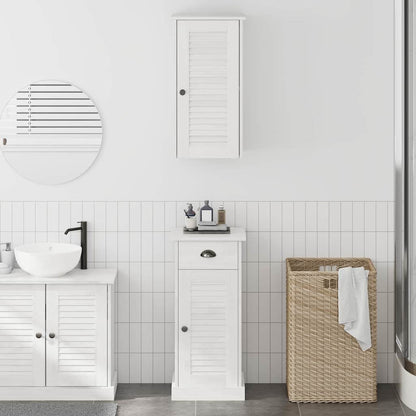 Badezimmermöbel Set 2 pcs Braun und Weiß 37 x 34 x 80 cm