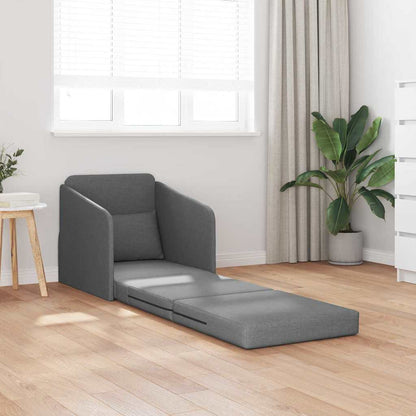 Sofa Bett Dunkelgrau 65 x 80 x 83 cm Stoff