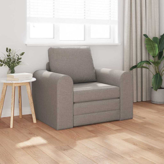 Sofa Bett Taupe 98 x 71 x 83 cm Stoff