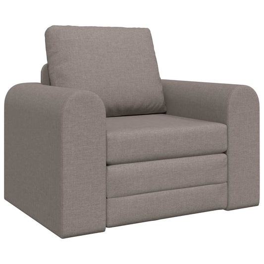 Sofa Bett Taupe 98 x 71 x 83 cm Stoff