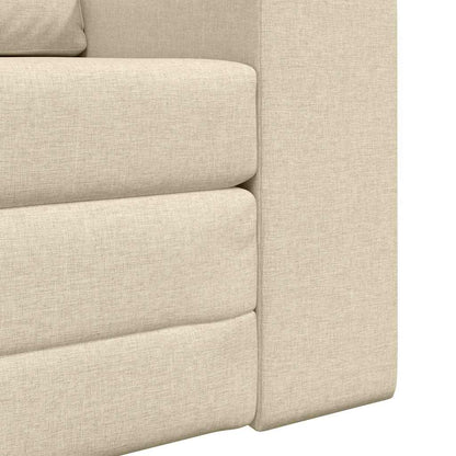 Sofa Bett Creme 98 x 71 x 83 cm Stoff