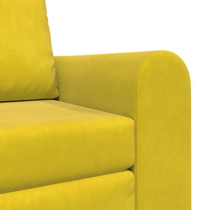 Sofa Bett Gelb 98 x 71 x 83 cm Samt