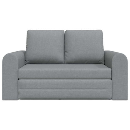 Sofa Bett Hellgrau 148 x 71 x 83 cm Stoff