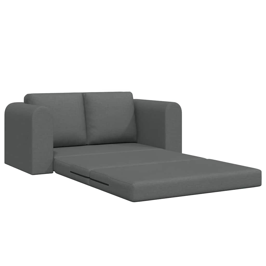 Sofa Bett Dunkelgrau 148 x 71 x 83 cm Stoff