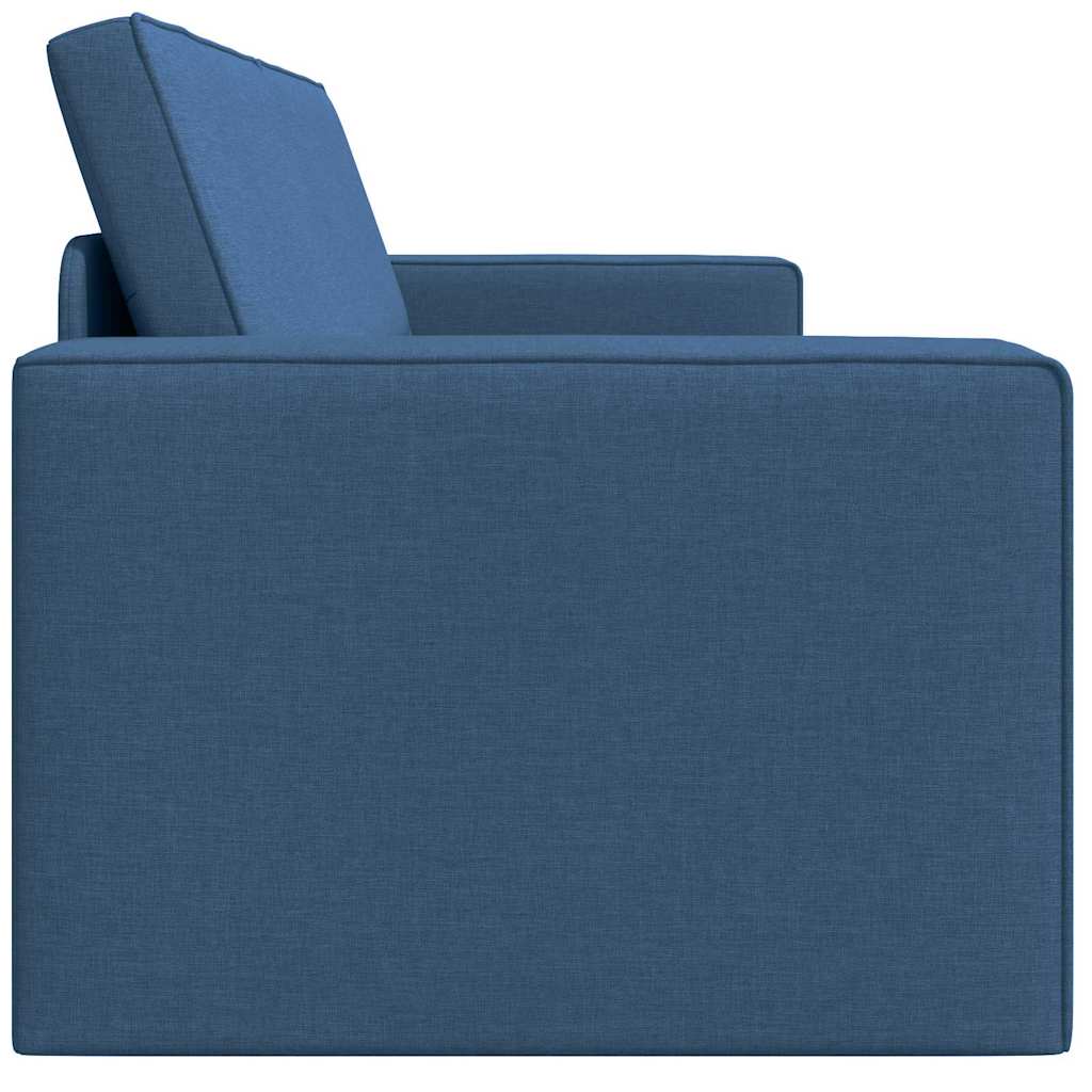 Bodensofa-Bett Marineblau 245 x 78 x 77 cm Stoff
