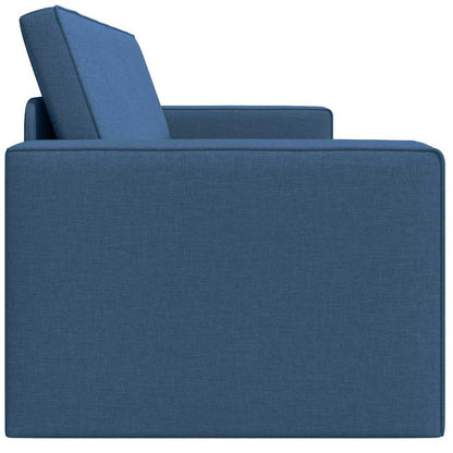 Bodensofa-Bett Marineblau 245 x 78 x 77 cm Stoff