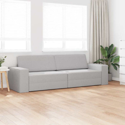 Bodensofa-Bett Wolken-Grau 245 x 78 x 77 cm Stoff