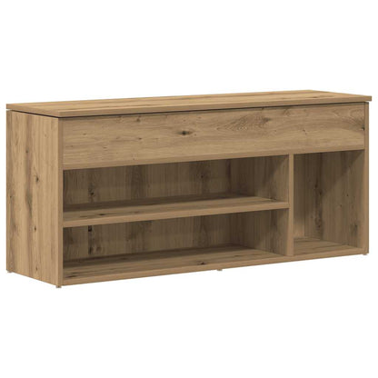 Schuhbank Artisan-Eiche 102x30,5x45 cm Holzwerkstoff