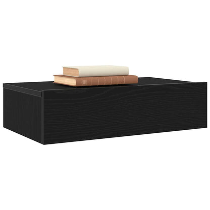 TV-Schränke mit LED-Leuchten 2 Stk. Schwarze Eiche 60x35x15,5 cm