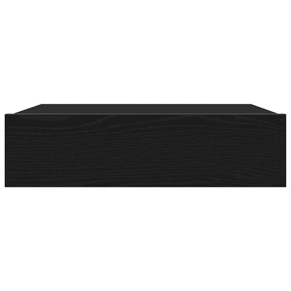 TV-Schränke mit LED-Leuchten 2 Stk. Schwarze Eiche 60x35x15,5 cm