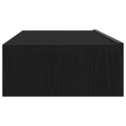 TV-Schränke mit LED-Leuchten 2 Stk. Schwarze Eiche 60x35x15,5 cm