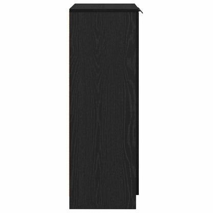 Schuhschrank Schwarze Eiche 59 x 35 x 100 cm Holzwerkstoff