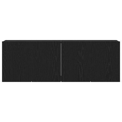 TV-Schränke 2 Stk. Schwarze Eiche 120 x 30 x 41 cm Holzwerkstoff