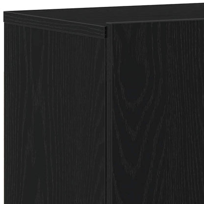 TV-Schränke 2 Stk. Schwarze Eiche 160 x 30 x 41 cm Holzwerkstoff