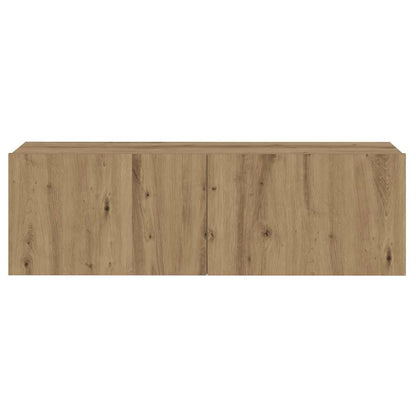 TV-Wandschränke 3 Stk. Artisan-Eiche Holzwerkstoff