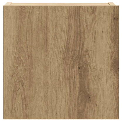 6-tlg. TV-Schrank-Set Wandmontage Artisan-Eiche Holzwerkstoff