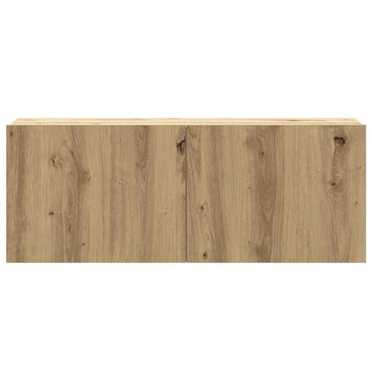 5-tlg. TV-Schrank-Set Wandmontage Artisan-Eiche Holzwerkstoff