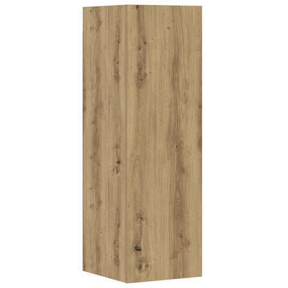 5-tlg. TV-Schrank-Set Wandmontage Artisan-Eiche Holzwerkstoff