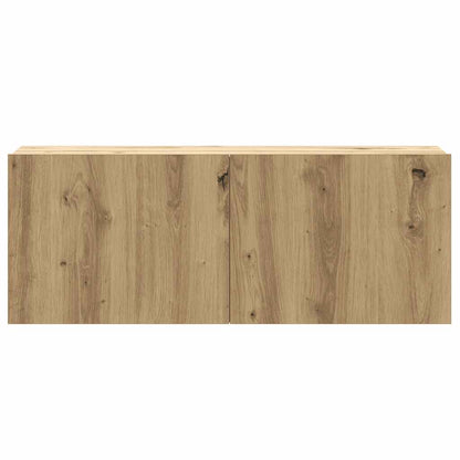6-tlg. TV-Schrank-Set Wandmontage Artisan-Eiche Holzwerkstoff