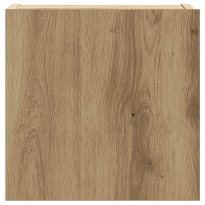 8-tlg. TV-Schrank-Set Wandmontage Artisan-Eiche Holzwerkstoff
