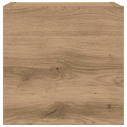 7-tlg. TV-Schrank-Set Wandmontage Artisan-Eiche Holzwerkstoff