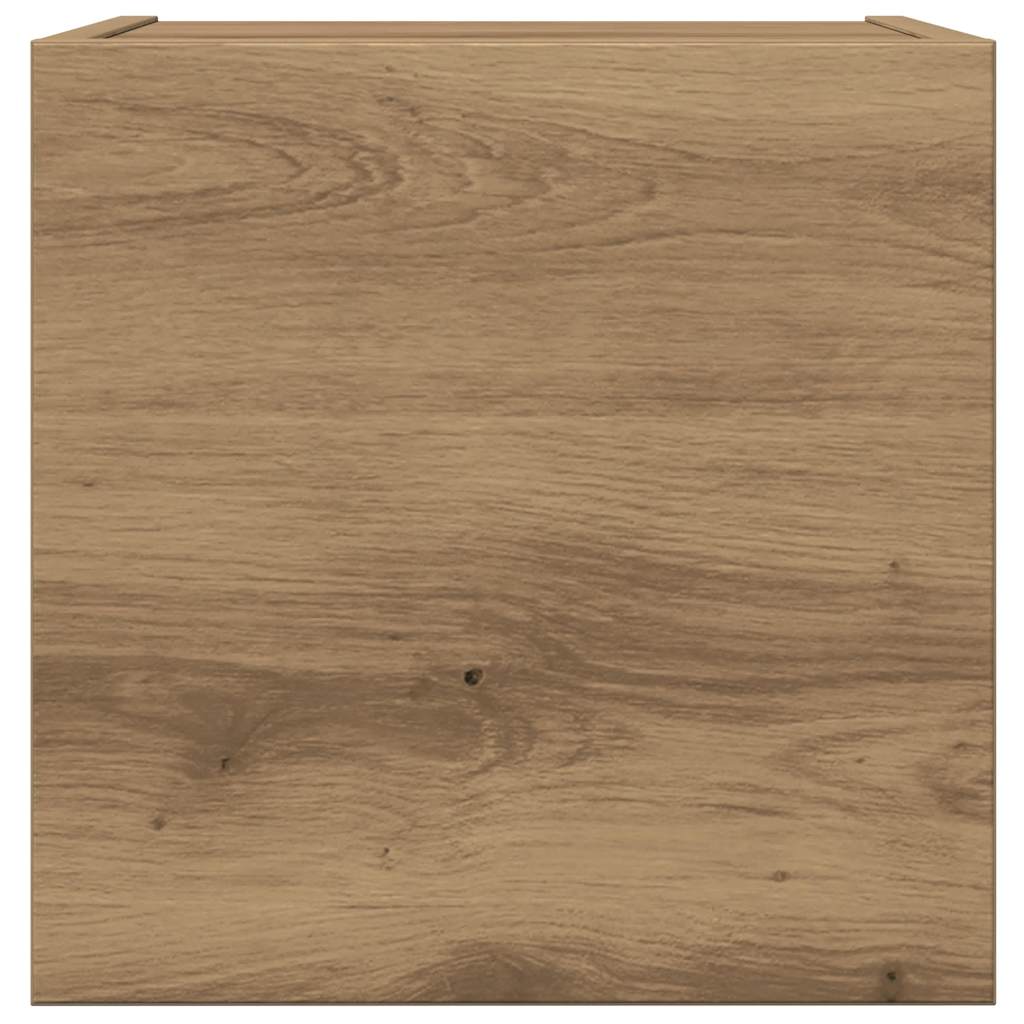 8-tlg. TV-Schrank-Set Wandmontage Artisan-Eiche Holzwerkstoff
