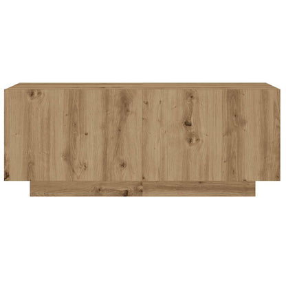 TV-Schrank mit LED-Leuchten Artisan-Eiche 180x35x40 cm