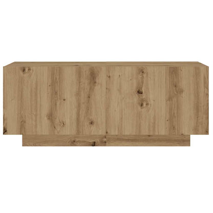 TV-Schrank mit LED-Leuchten Artisan-Eiche 260x35x40 cm