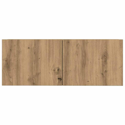3-tlg. TV-Schrank-Set Wandmontage Artisan-Eiche Holzwerkstoff
