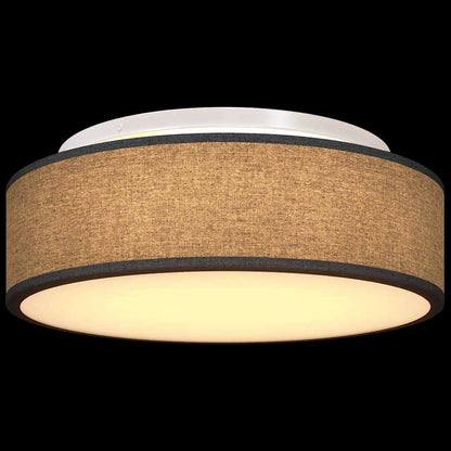 Deckenlampe Schwarz 38 x 13.5 cm Stoff