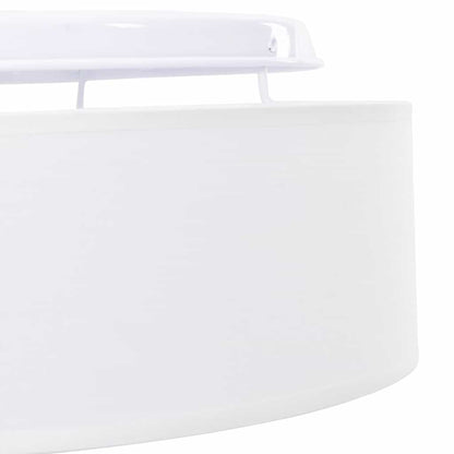 Deckenlampe Weiß 38 x 13.5 cm Stoff