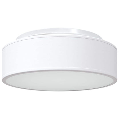 Deckenlampe Weiß 38 x 13.5 cm Stoff