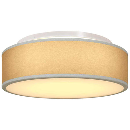 Deckenlampe Grau 38 x 13.5 cm Stoff