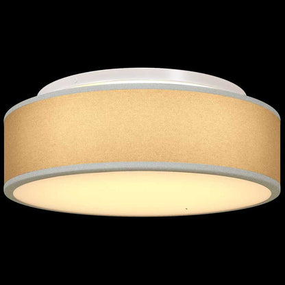 Deckenlampe Grau 38 x 13.5 cm Stoff